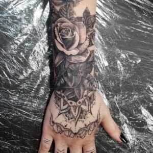 Realism Floral Tattoo